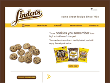 Tablet Screenshot of lindencookies.com
